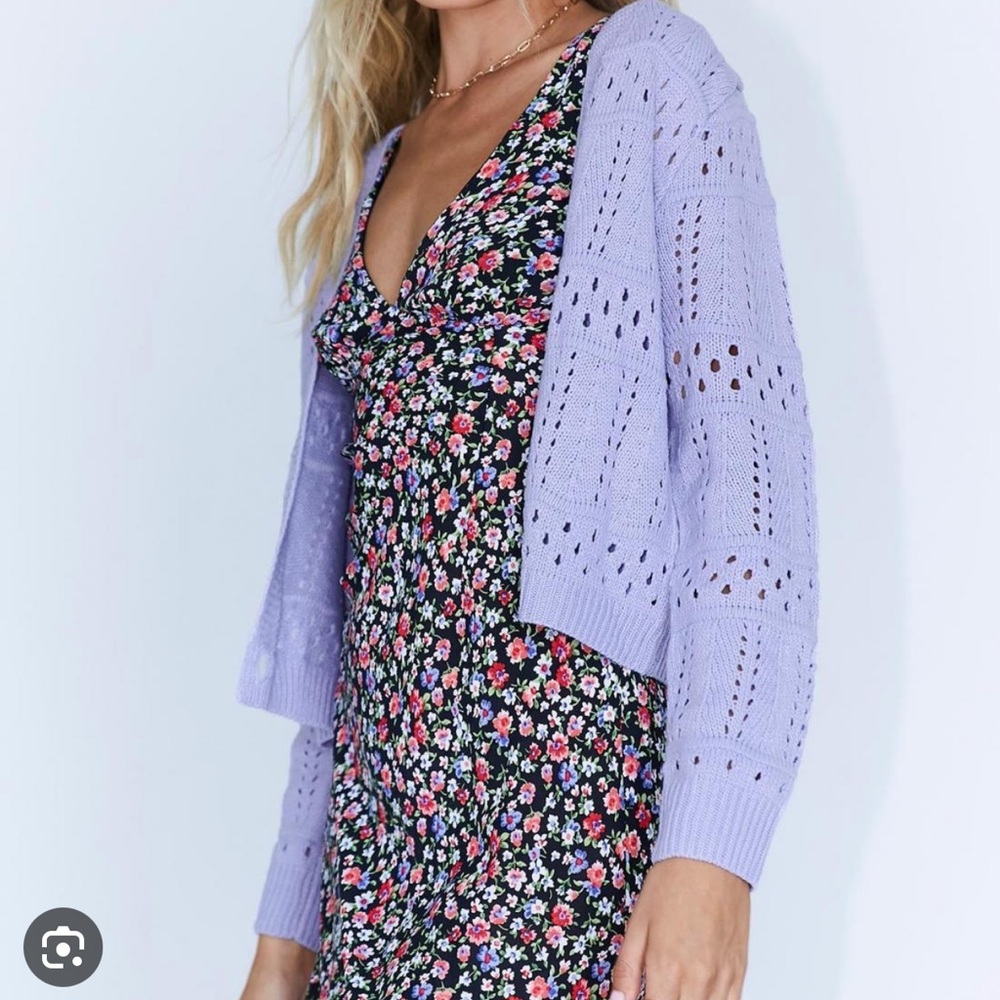 Lialah Cardigan purple size xs/s from Princess Polly